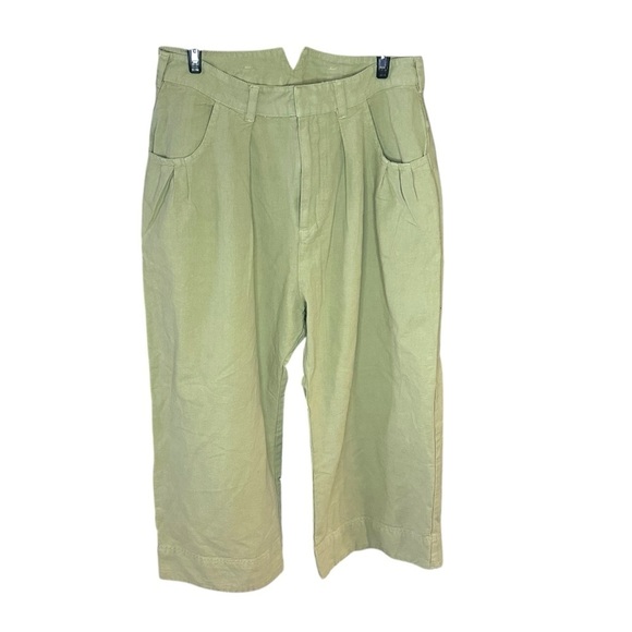 Free People Sweet Talk Chino Pants Size 4 NWOT green - Picture 5 of 12